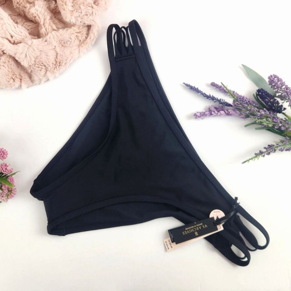 EXTRA LARGE {Victoria's Secret} Black Brazilian {Bikini} Swim Bottom